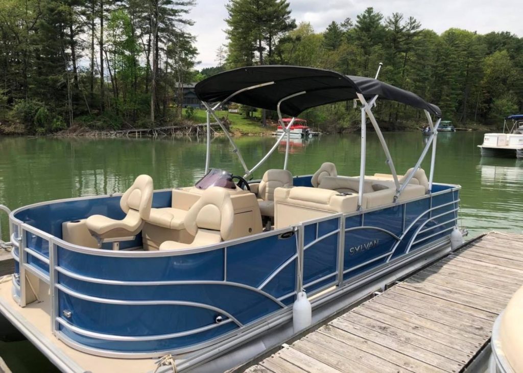 Fishing Pontoon Boat Rental - Atwood Lake Boats